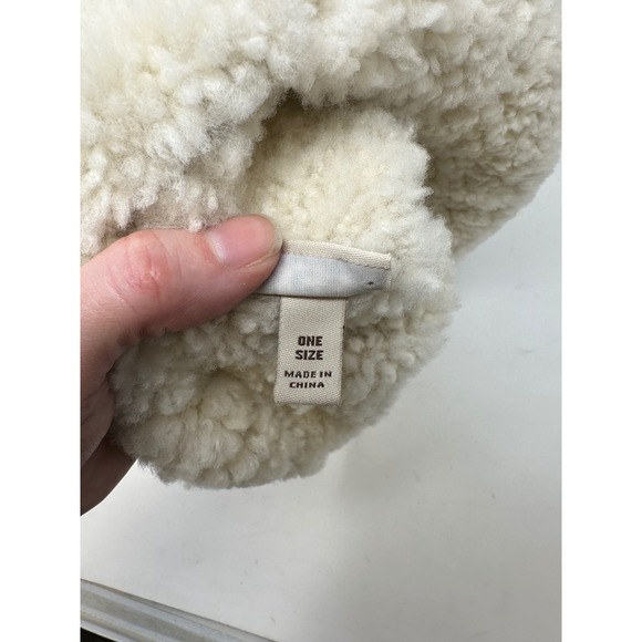 Ugg Sheepskin‎ Shearling Bucket Hat Tan OS main image 5